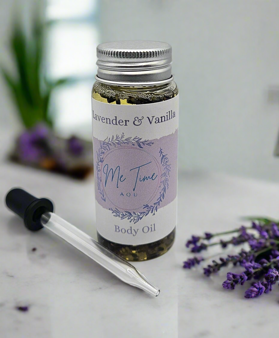 After Bath Body Oil Lavender & Vanilla
