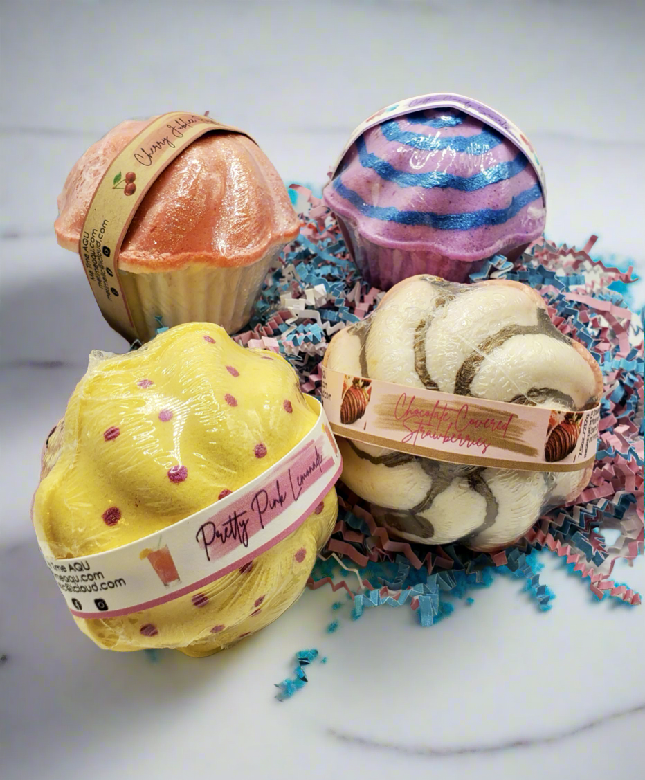 Pink lemonade cupcake