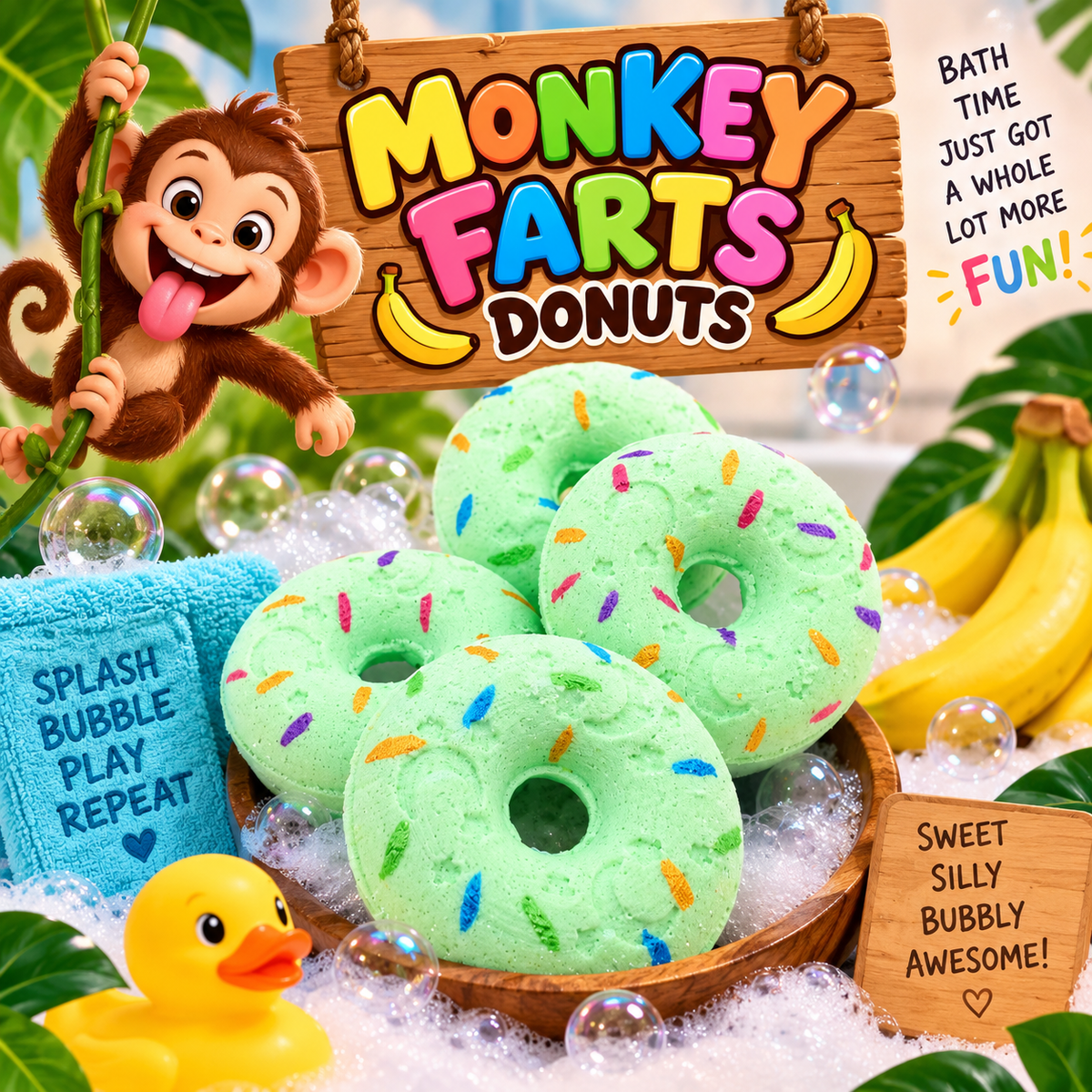 Monkey Farts Donuts