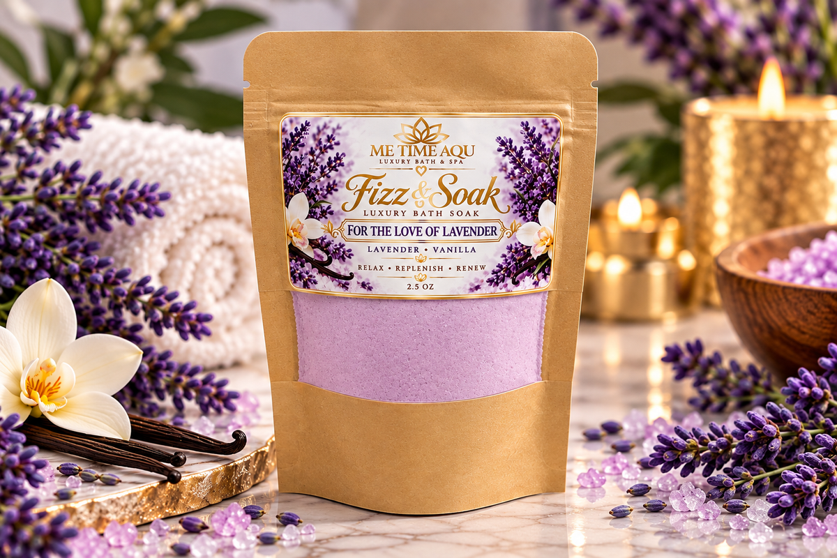 For The Love of Lavender Fizz and Soak