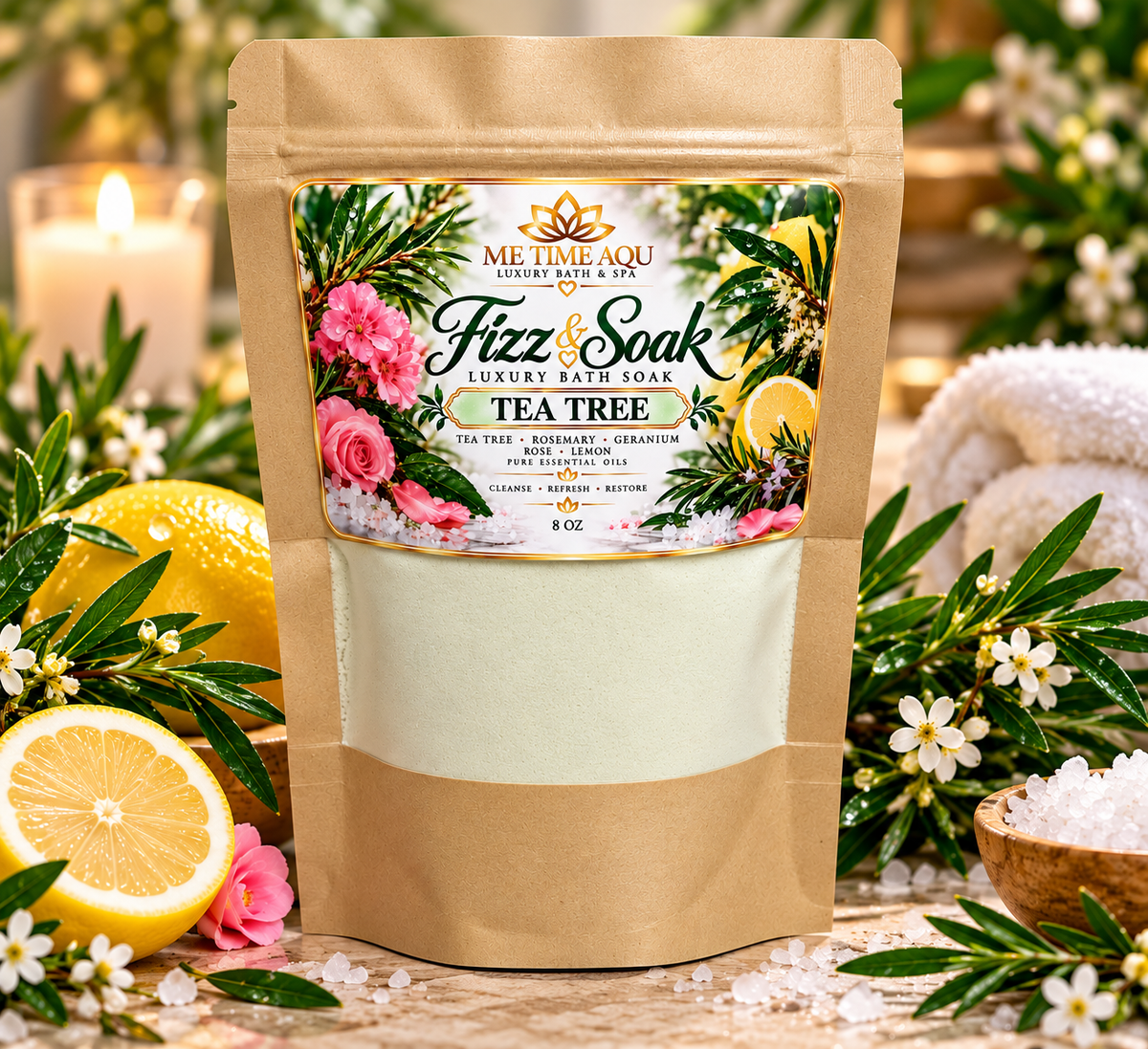 Tea Tree Fizz and Soak