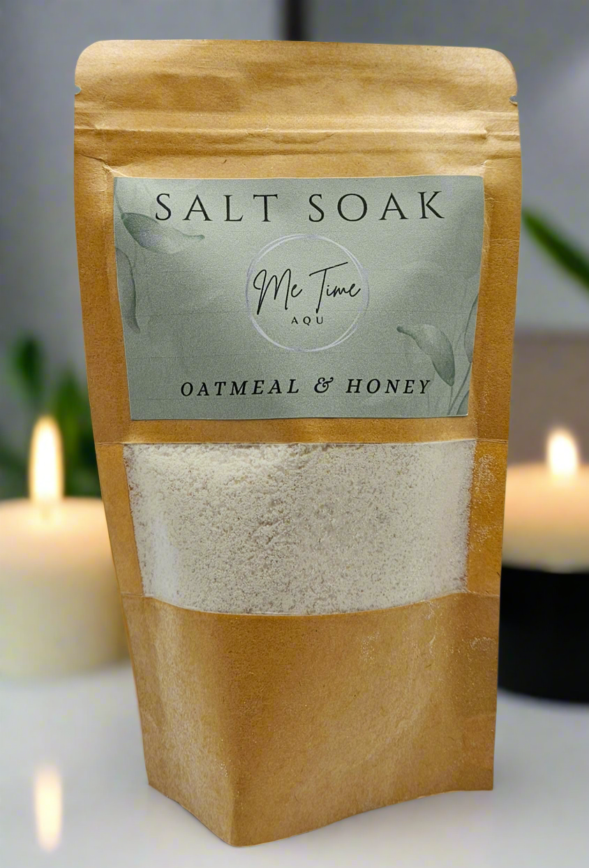 Luxurious Tranquility Bath Salt Soak Oatmeal & Honey