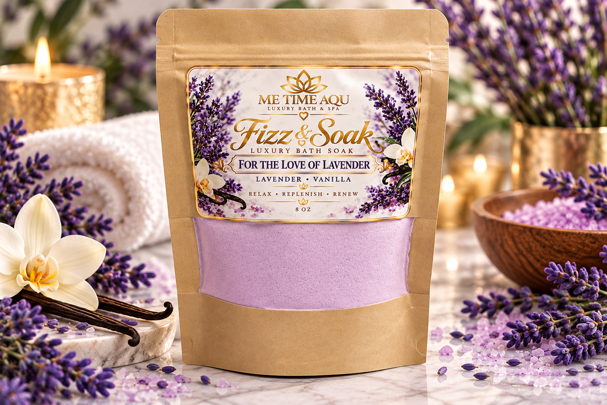 For The Love of Lavender Fizz and Soak